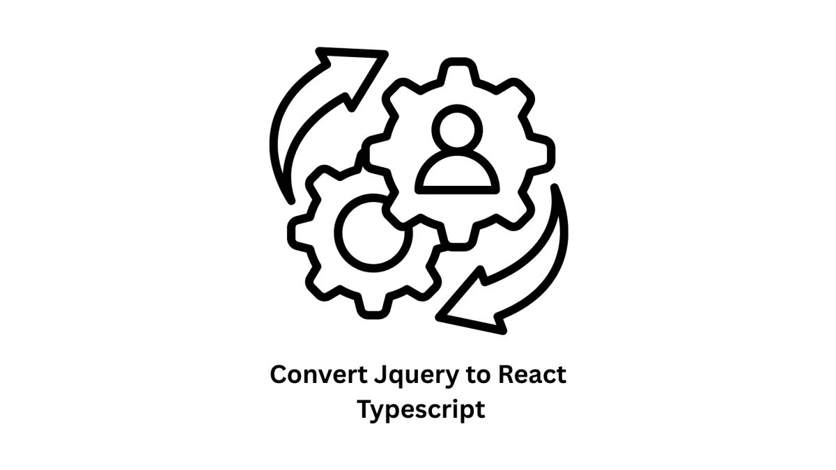 Convert jQuery to React TypeScript with Associative