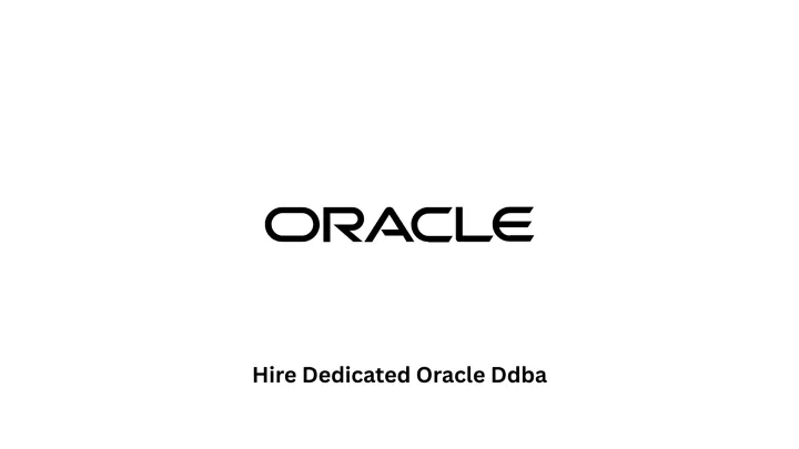 Hire Dedicated Oracle DBA | Expert Database & IT Solutions - Associative